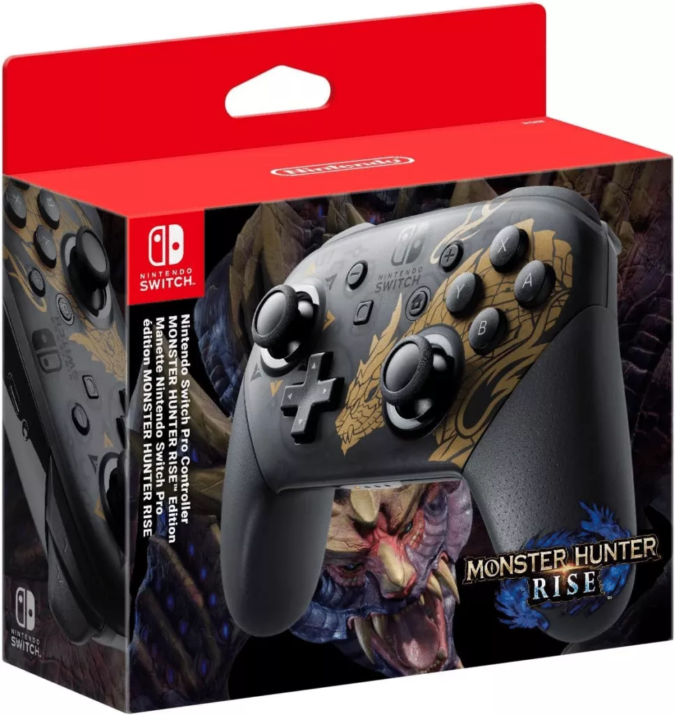 Meilleures Manettes Switch Pro Manette Edition Monster Hunter Rise 