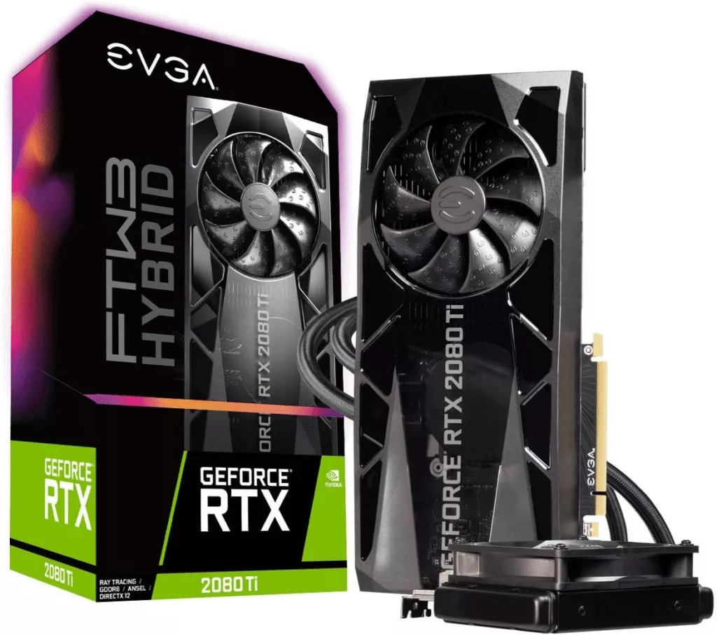 Meilleures Cartes Graphiques Watercooler
EVGA GeForce RTX 2080 TI FTW3 Ultra Hybrid