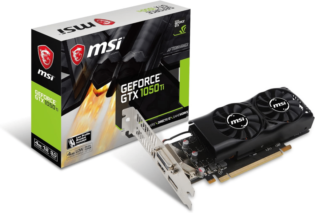 Meilleures Cartes Graphiques Mini-ITX Gigabyte GeForce GTX 1050 Ti 