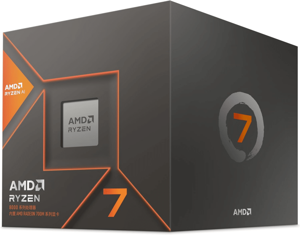 Meilleurs Processeurs avec Carte Graphique intégrée AMD Ryzen 7 8700G  