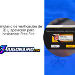 Formulario de verificación de ID y apelación para desbanear Free Fire